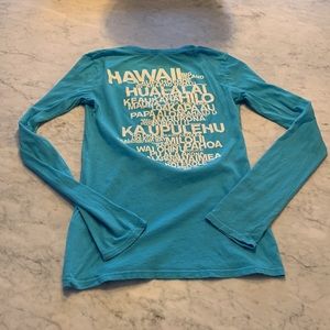 James Perse Hawaii long sleeve shirt